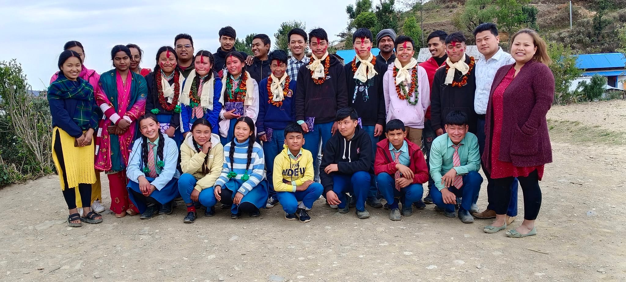 Class 8 farewell program from 2079